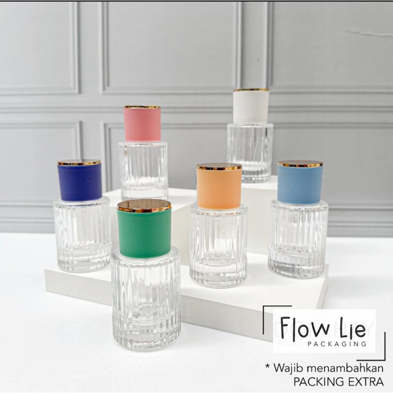 30ml Botol Parfum Chloe Kaca Garis Luxury Parfume Spray Kosong Isi Ulang Perfume Mist Refill Aromath