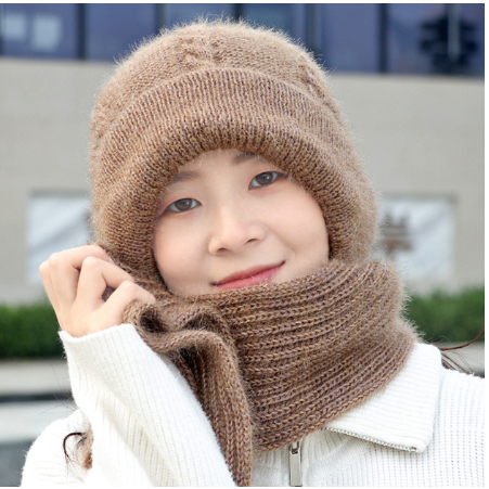 Topi Kupluk Hijab set Syal Benies Wanita Impor Murah