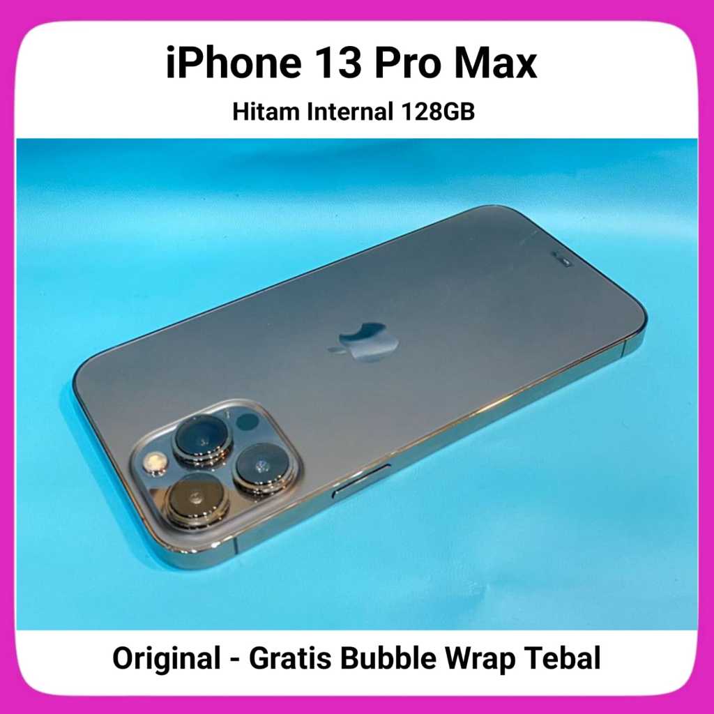 iPhone 13 Pro Max 128GB Garansi Resmi Ibox Bekas Like New