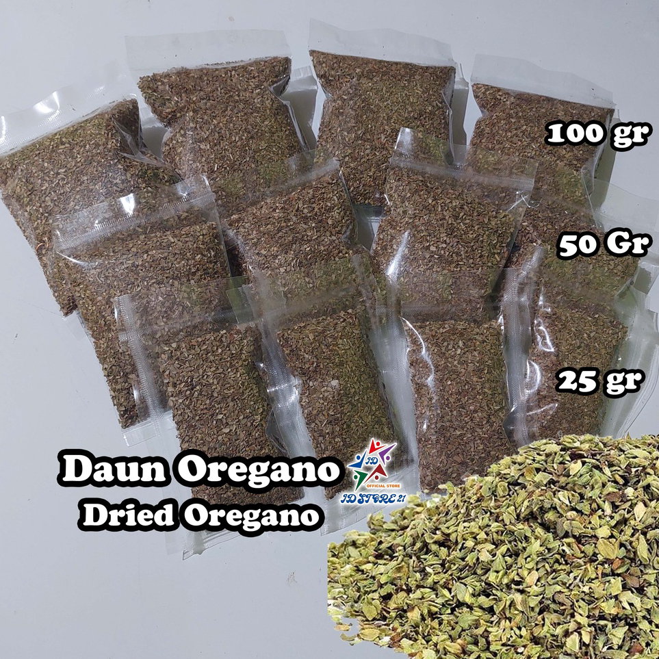 

Ready Oregano Kering Import / Oregano Flakes / Daun Oregano 25 50gr 100gr Ready Stok