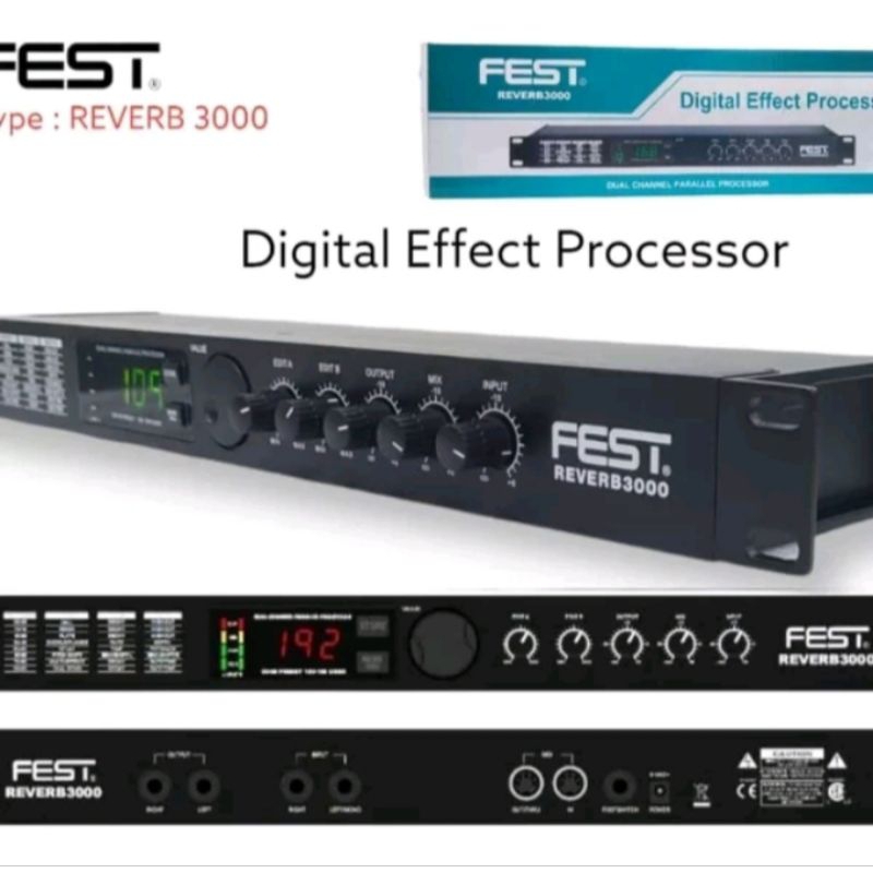 Fest Reverb 3000 Effect Vokal Fest Reverb 3000 efeck Vokal