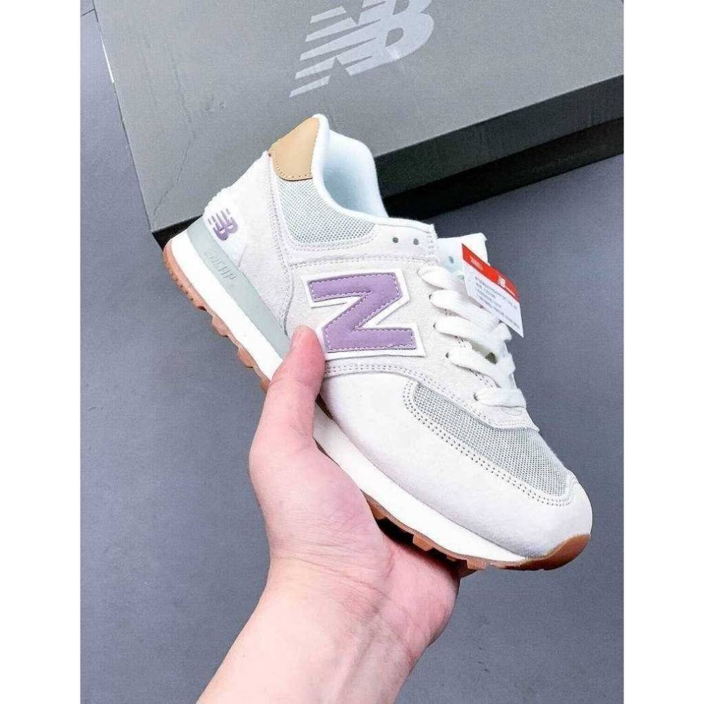 NEW BALANCE 574LCC 574 BEIGE PINK PURPLE