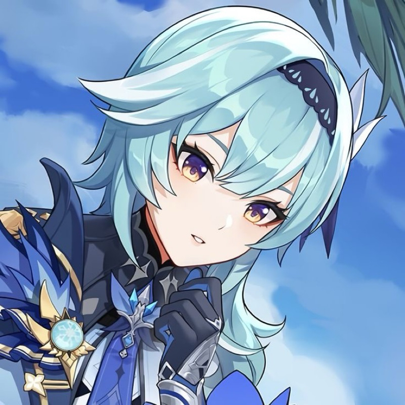 eula genshin impact wudu inc wig like new