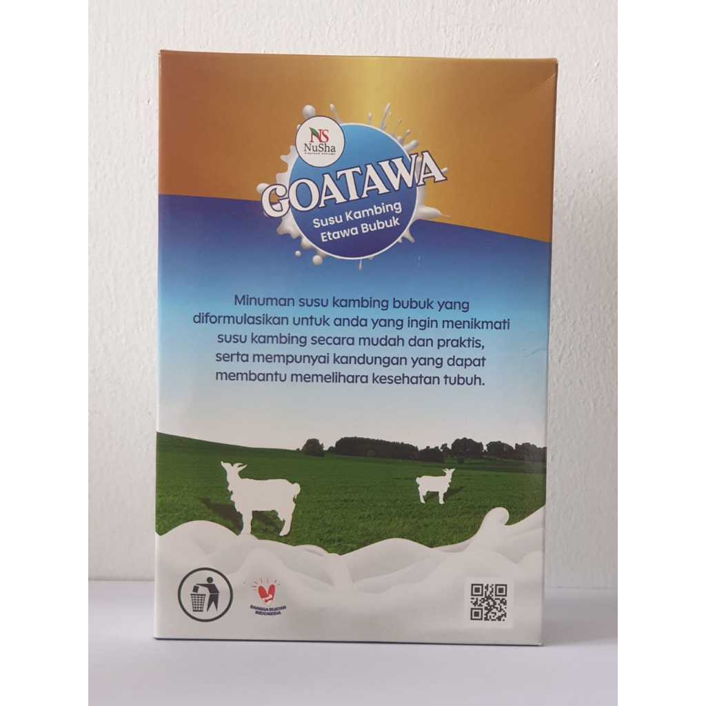 

Susu Kambing Etawa Bubuk GOATAWA, Kesehatan Tulang, Pernapasan, Paru-Paru, Kolesterol, 1 bok isi 200 gr