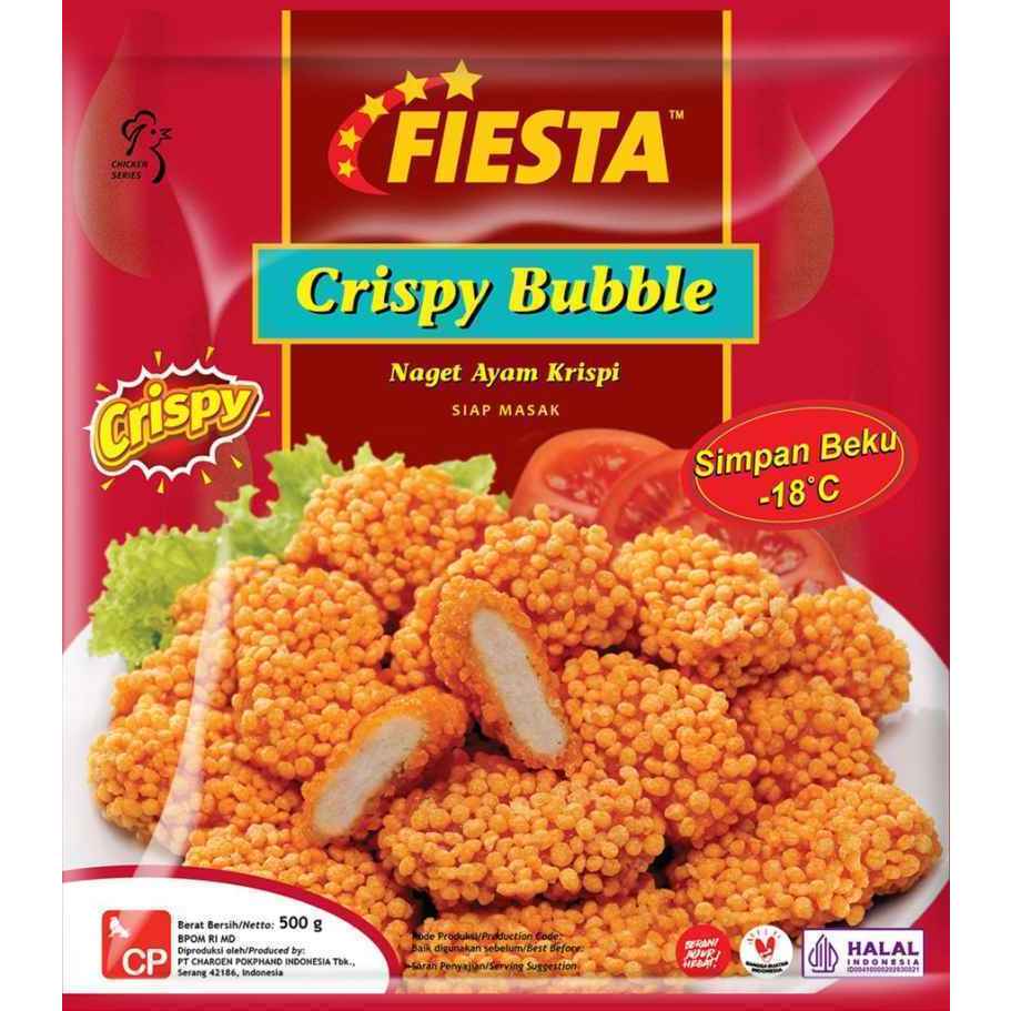 

Fiesta Crispy Bubble Nagget ayam 500gr