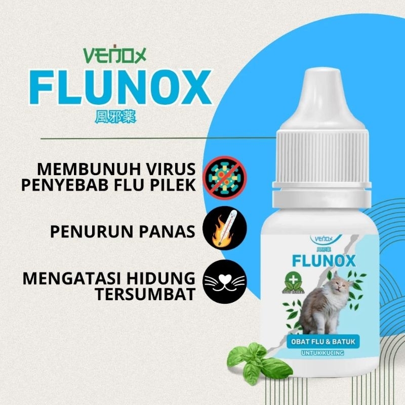 Flunox Obat Flu Bersin Batuk Kucing