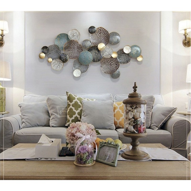 Wall Decor WallDecor Hiasan Dekorasi Pajangan Tembok Metal Besar Clai