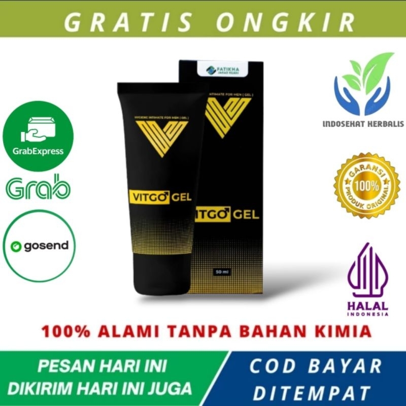 VITGO GEL - Pembesar Mr P Permanen Tanpa Efek Samping 100% Aman Resmi BPOM