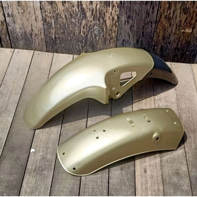 Slebor depan belakang Rx king spakbor depan belakang yamaha Rx king gold kuning emas