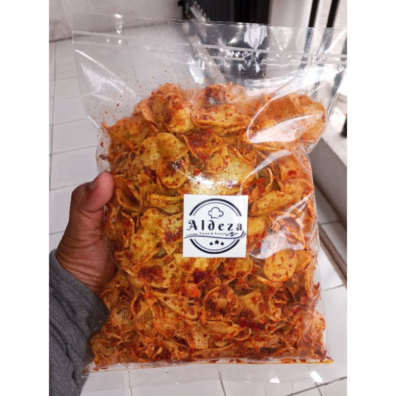 

Basreng Pedas Bawang 500gr