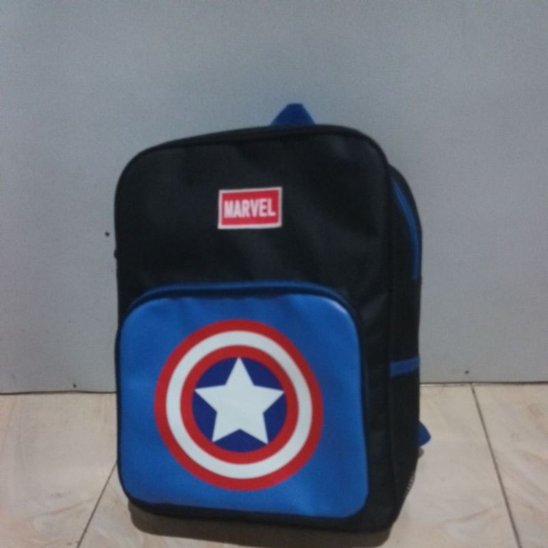 ( R K mar ) tas ransel anak anak karakter super hero/SPIDERMAN ~ SUPERMAN ~CAPTAIN AMERICA/tasransel anak paud ~ Tk