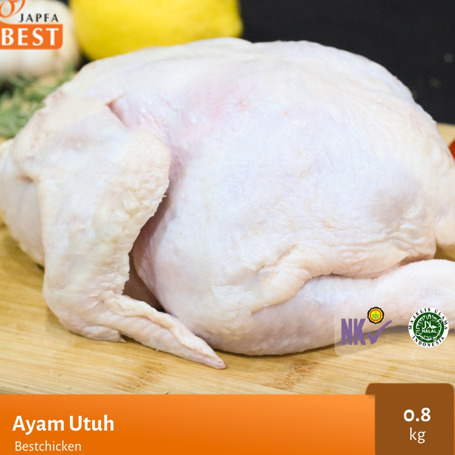 

CTVY0421 ORIGINAL% Ayam Karkas Broiler / Ayam Utuh JAPFA BEST 800 gram / 0.8 kg