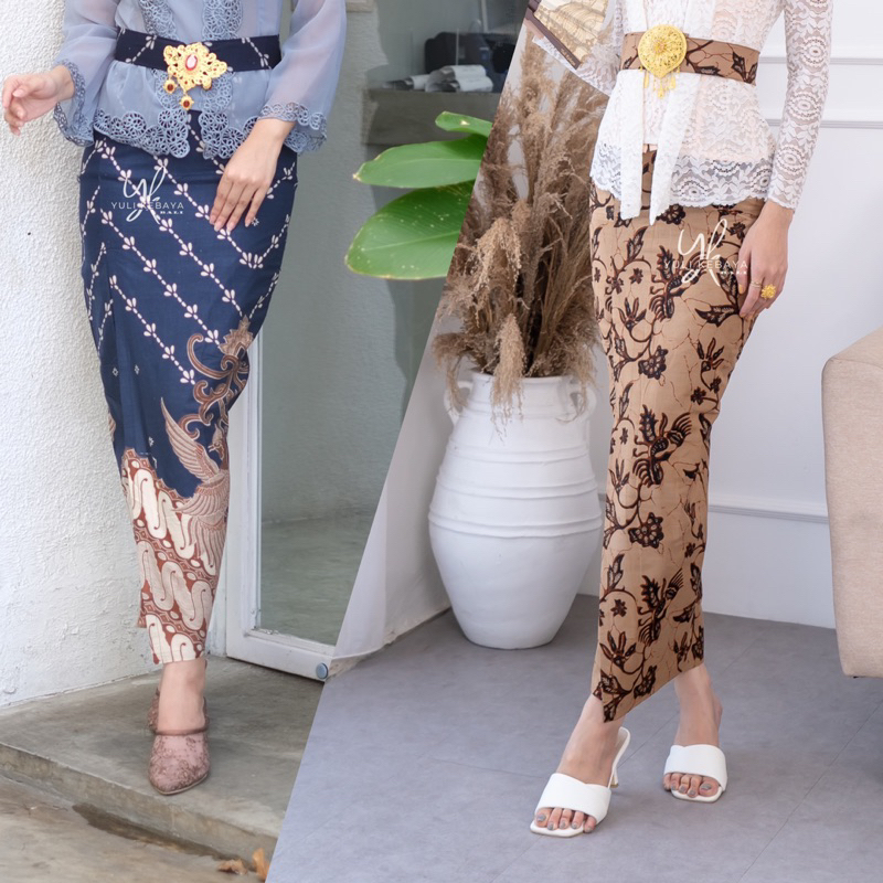 Kamen Jadi / Rok Batik Lipat Pramugari | Rok Wisuda Kondangan