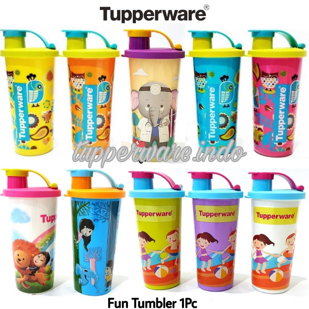 fun tumbler tupperware botol minum 260 ml