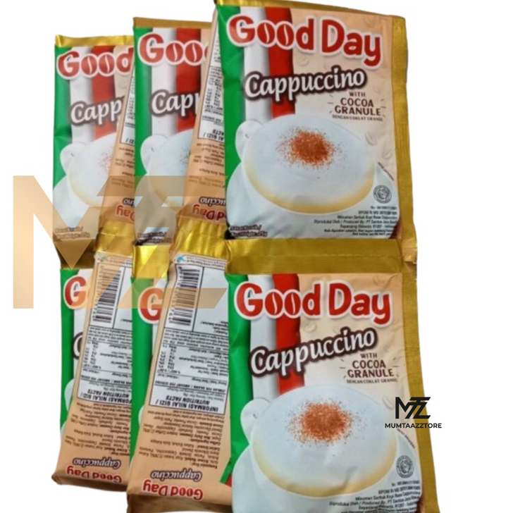 

Stock Banyak ☘️MUMTAAZZTORE☘️ GOOD DAY CAPPUCCINO ISI 10 SACHET