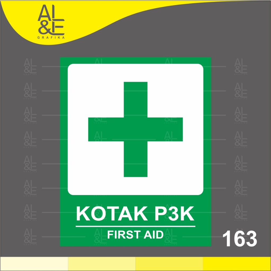 

163 - STIKER KOTAK P3K - VINYL STIKER RITRAMA INDOOR