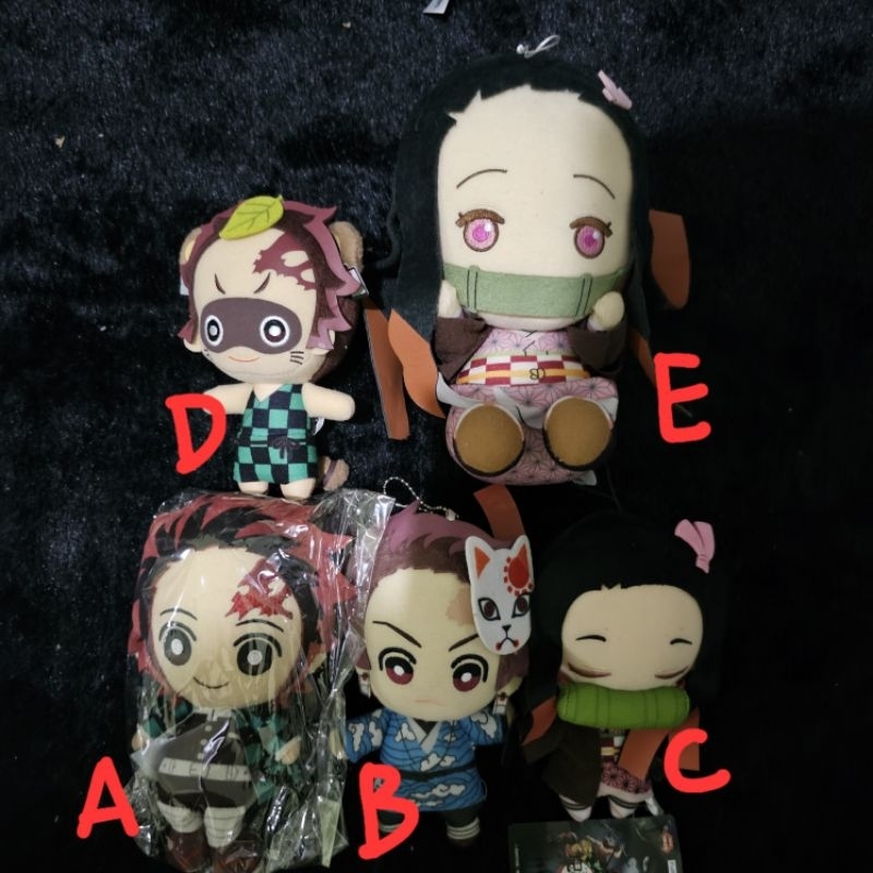 nuigurumi plush kimetsu no yaiba pofutto furyu tomonui nezuko tanjiro kamado