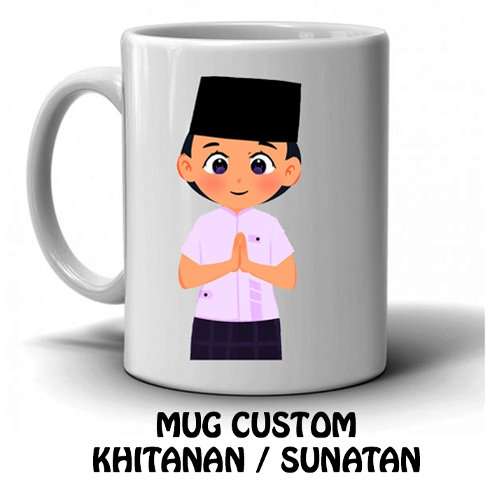 MUG CUSTOM KHITANAN / MUG CUSTOM SUNATAN / Souvenir Khitanan