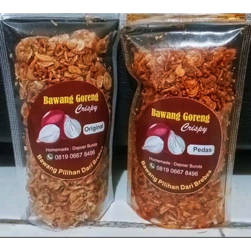 

Bawang Goreng Crispy/Bawang goreng Original/Bawang goreng Pedas