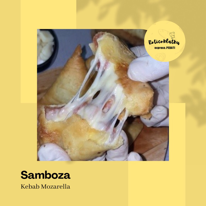 

SAMBOZA KEBAB MOZARELLA BY ROTICOKLATKU.EXPRESS