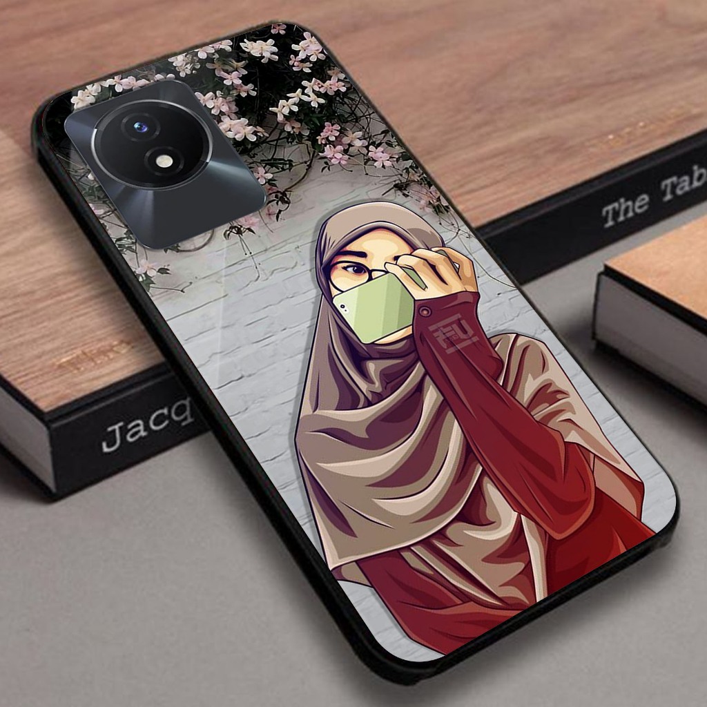 Case Vivo Y02 Y02A Y02T - Casing Hp Vivo V2217 V2252 - ( Hijab ) - Case Hp - Softcase Hp - Silikon H