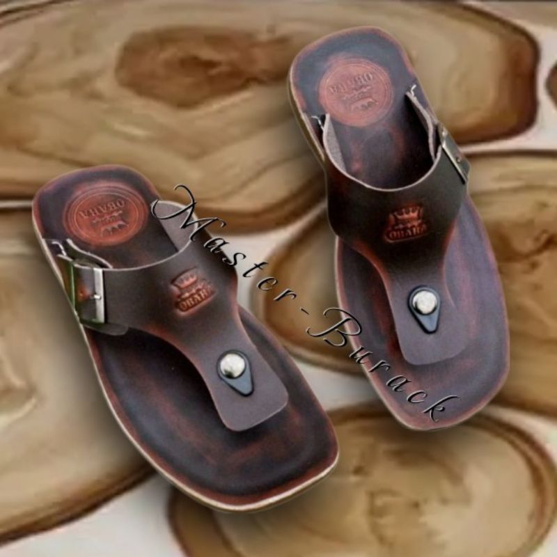 Sandal Kulit Pria Model Jepit Gesper || Sandal Kulit || Sandal kulit Asli