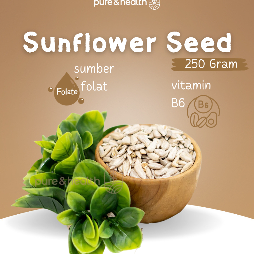 

KFKY0484 COD Sunflower Seed 250 gr Kuaci Biji Bunga Matahari Kupas Natural Super Food