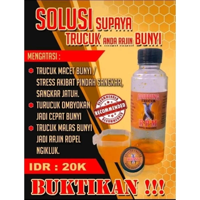 RPM DOPING TRUCUK multivitamin penggacor trucuk