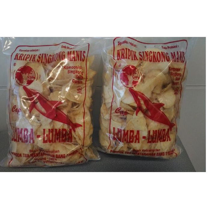 

ZLVG0532 [PROMO SALE!!!] Keripik singkong plus bubble dus cap lumba lumba manis / asin 500 gram asli malang / Kripik Lumba / Singkong lumba / keripik Lumba Lumba