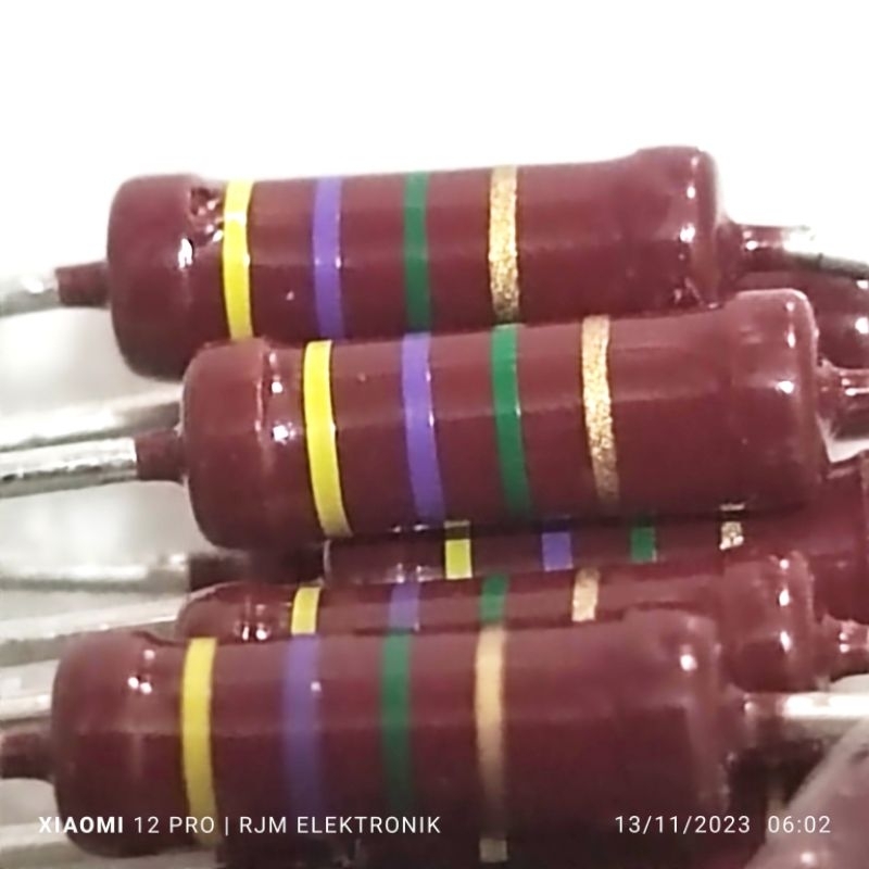 10 pcs resistor 4.7m japan 1 watt original