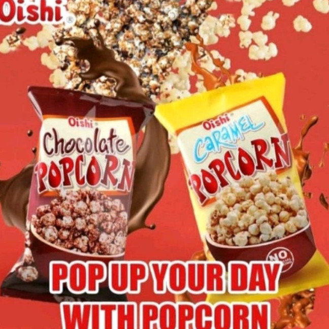 

NWJV6961 XC26619 Oishi Popcorn Caramel | Chocolate | Cheese | 10 Bks @ 20 g