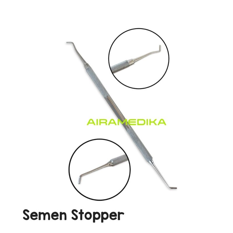 Semen Stopper Dental Stainless Steel / Dental Cement Stopper Stainless