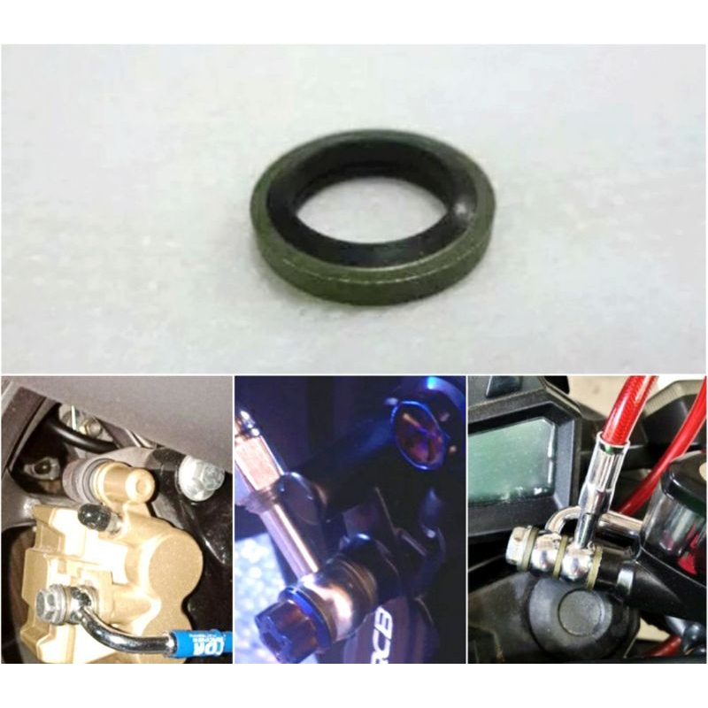 Ring Banjo Selang Kaliper/Master Rem Motor Bajaj Pulsar 200NS/220/200/180/135