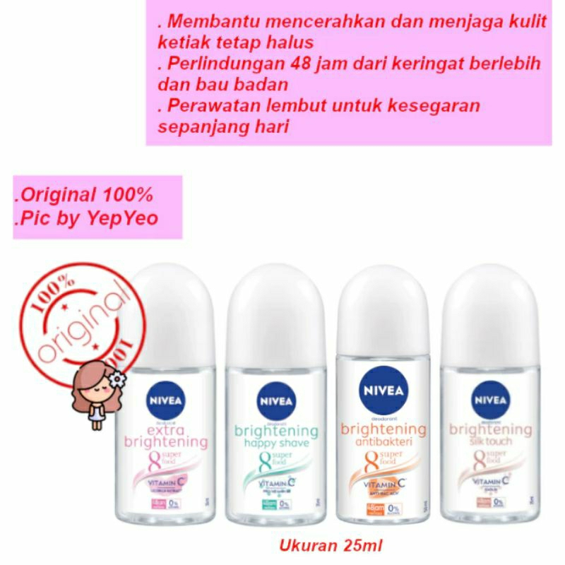 nivea deodorant 25 ml