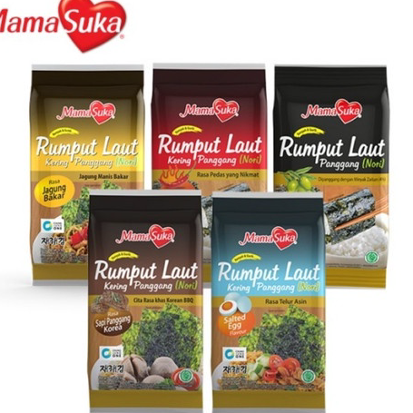 

VQLR7216 9.9 BRANDS FESTIVAL Mama Suka Rumput Laut Nori Seaweed Isi 2's