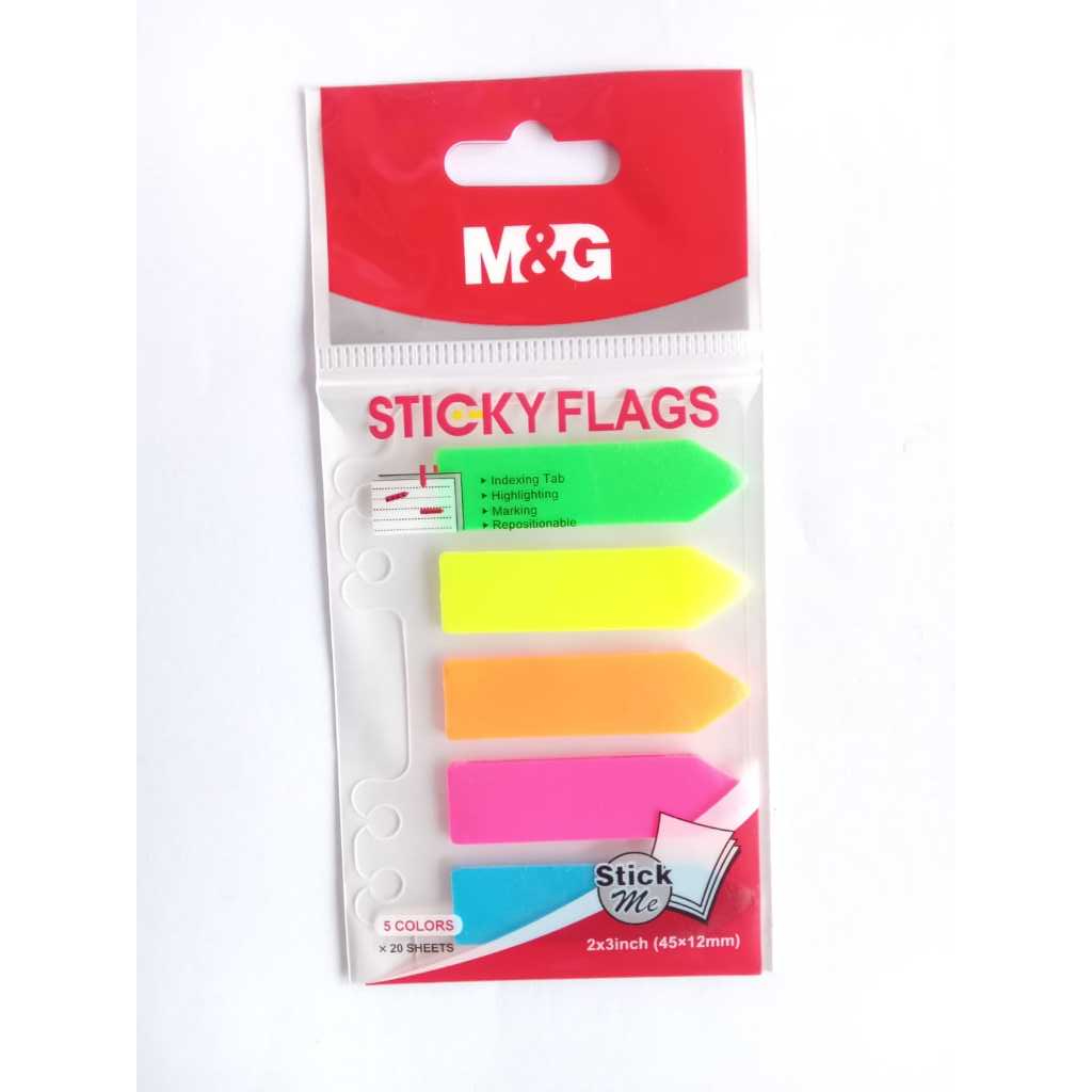 

Sticky Flags 5 Color / M&G / 20Sheets