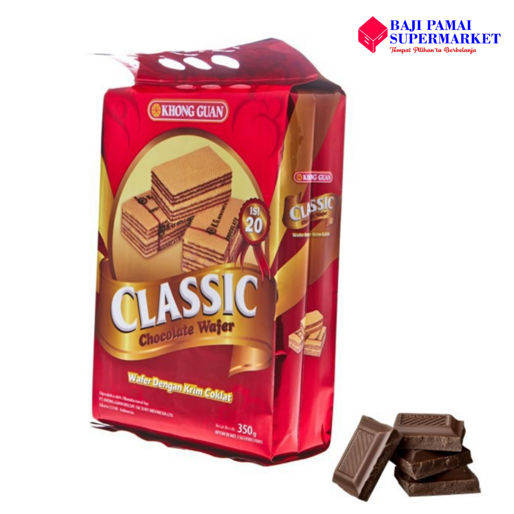 

Khong Guan Classic Wafer Coklat 350 gr