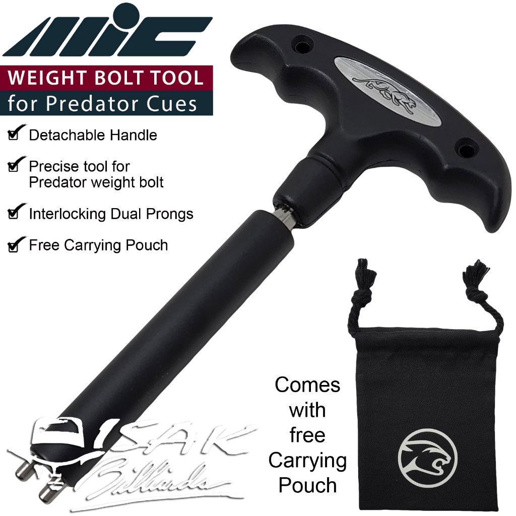 Weight Bolt Tool - Kunci Baut Pemberat Predator Cue Stick Billiard WB