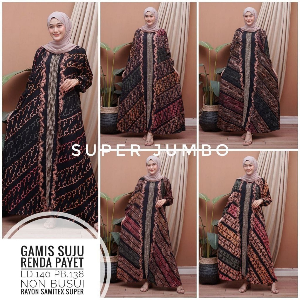 GAMIS BATIK PEKALONGAN|GAMIS WANITA