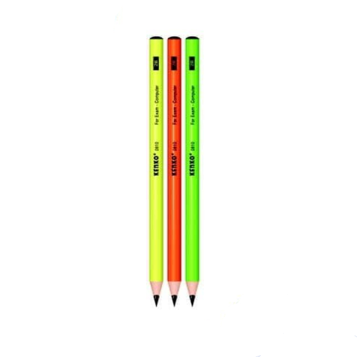 

(3 PCS) PENSIL / PENCIL KAYU 2B MOTIF - KENKO 0810 FLUORESCENT