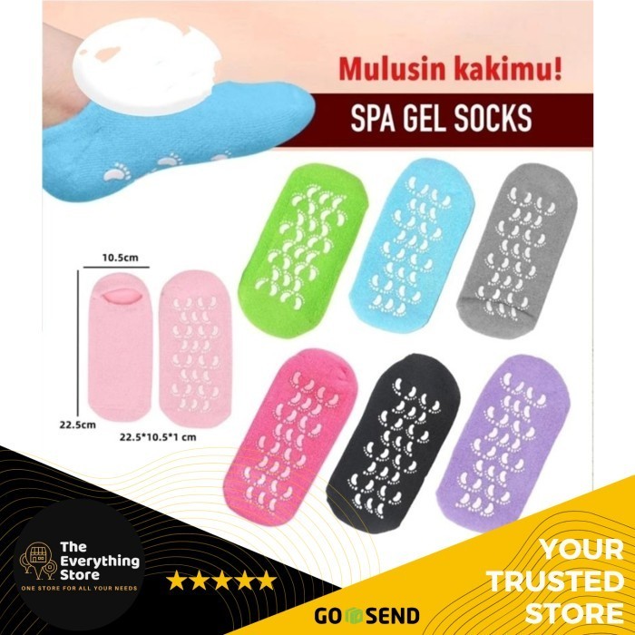 Ay00 Moisturizing Gel Socks Feet Care Gel Spa Socks ORIGINAL TES