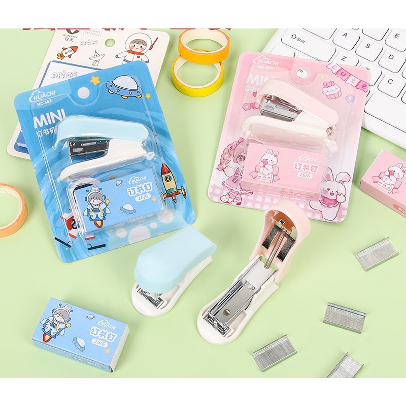 

DECORRY (STAP01) Stapler Staples Set FREE Isi Lucu Mini Anak Traveling/Hekter Portable Sekolah