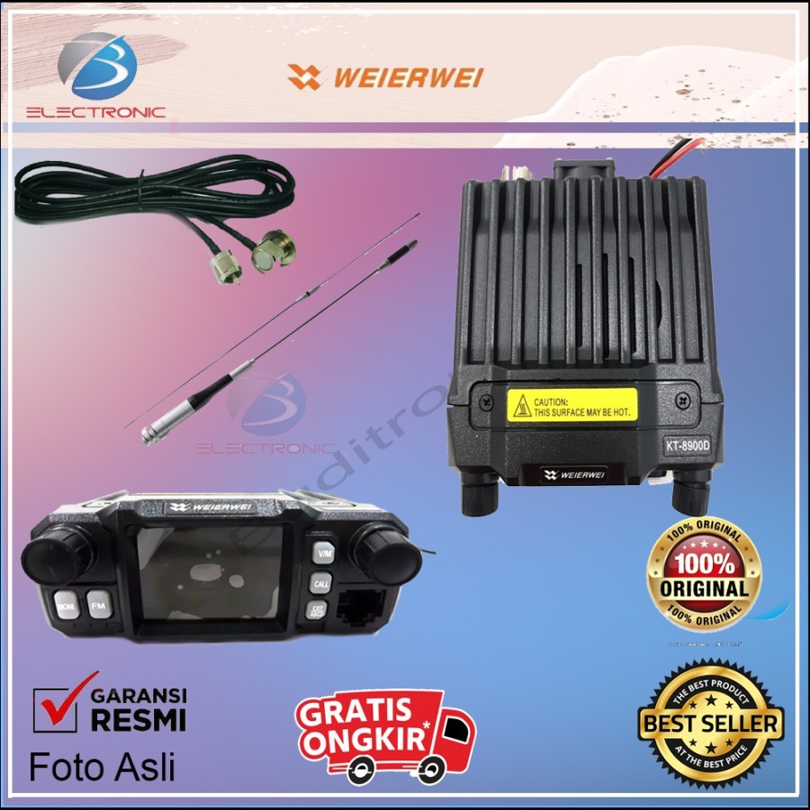 Radio Rig Mini Weierwei KT-8900D 4Band Quad Band Original