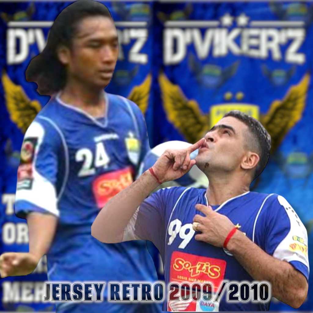 Jrsey persib retro 2009 kualitas G0 poliflex