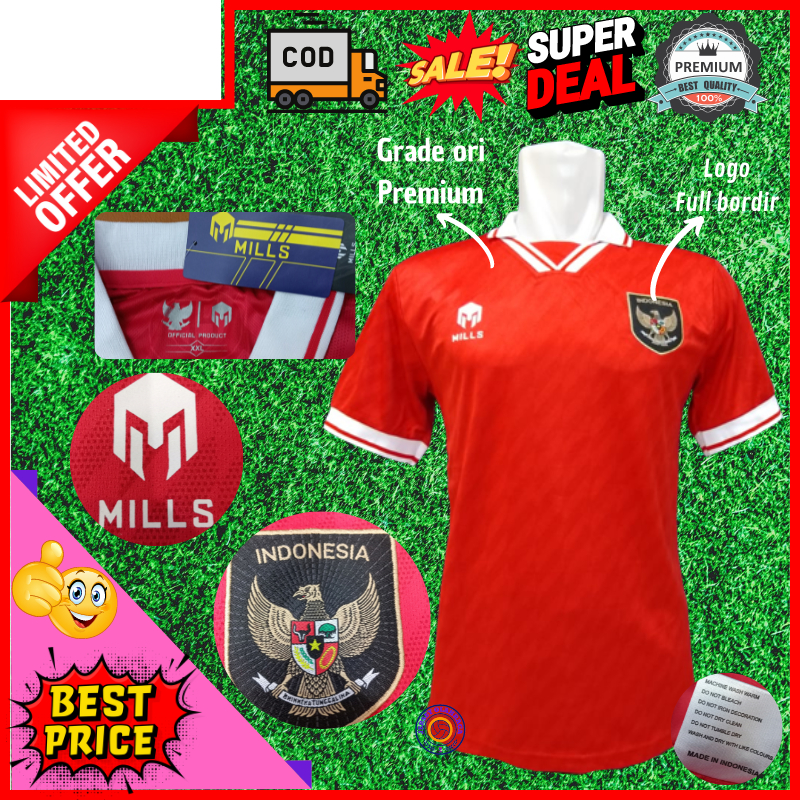 Jersey Olahraga jersey Sepakbola timnas Indonesia 2023 Baju Timnas Indonesia Kaos Bola Timnas Indone