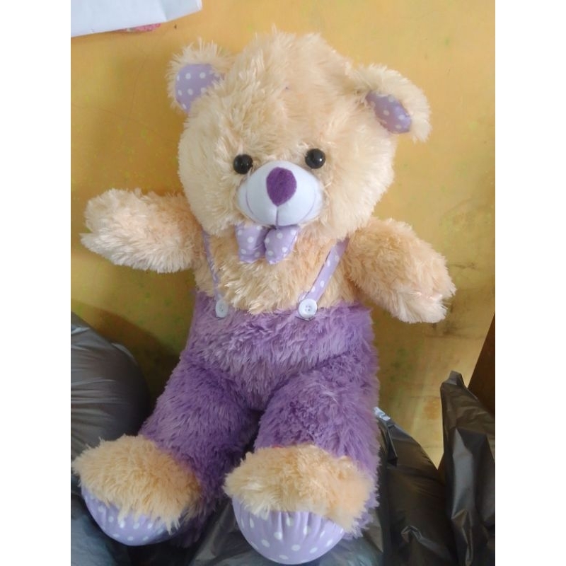 boneka beruang Jojon ungu Sedang