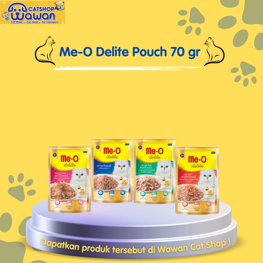 MEO DELITE POUCH 70 gr wet food