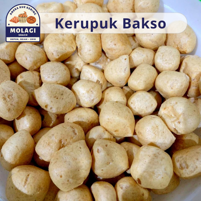 

Kerupuk Bakso Baso Ikan / Krupuk Ikan Tenggiri / Kuku Macan 100 Gram - Molagi Snack