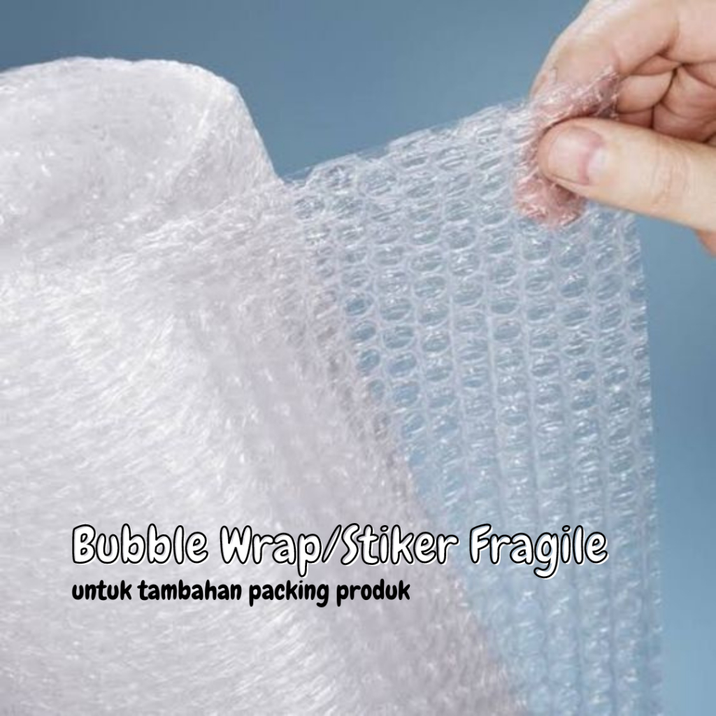 

Tambahan Bubble Wrap Packing / Stiker Fragile / Kardus untuk Keamanan Packing Produk (Baca Deskripsi)