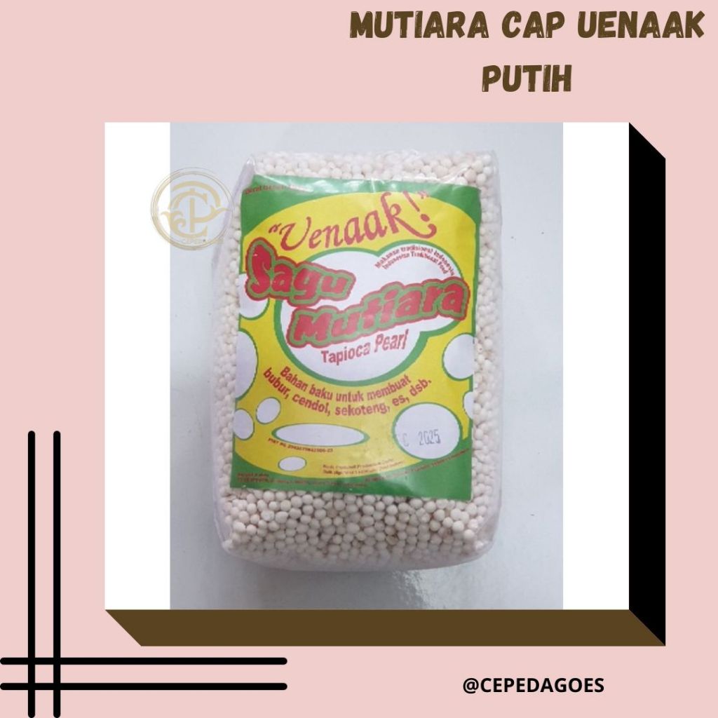 

✦BEST SELLER✦ Sagu Mutiara Putih 500 gram / Bahan kue hiasan kue isian ES CENDOL DAWET / Sagu Mutiara Putih 500 gram DAPAT digunakan juga untuk puding mutiaraa ueanakk